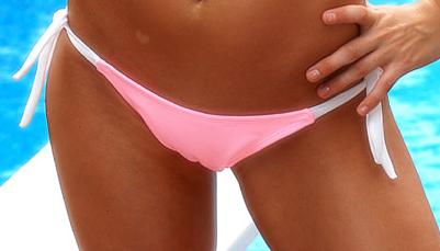 Tight Bikini Bottoms - Cameltoe?