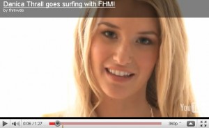 Danica Thrall at FHM.com