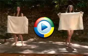 Naked Towel Dance Girls